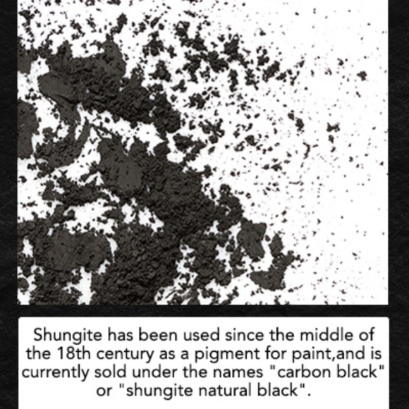 Elite Shungite Diamond Platinum Halo Ring Black Certified Jewelry - Picture 10 of 12